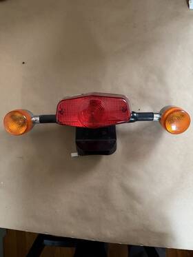 4900362 Royal Enfield 2021 Continental Gt650 Twin Taillight With Turn Signals And Bracket