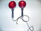 D71-au40-26408 Sae Imasen Vtg Chrome Motorcycle Rear Brake Light Set Yamaha