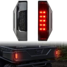 Zp-yj-030502-005 Sautvs Ranger Tail Lights Smoked Black Led Taillights Rear Brake Stop For Polari