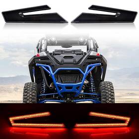 Zp-yj-030502-014 Sautvs Rzr Pro Led Tail Lights 20-25 Smoked Black Taillights Rear Lamps
