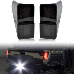 Zp-yj-030502-015 Sautvs Ranger Xp 1000 Taillights 1825 Smoked Black Led Tail Lights Rear Brake Stop Ligh