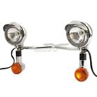 Sft06364 Passing Driving Auxiliary Fog Lights Bar For Yamaha Stratoliner Stryker