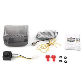 Sixabcus 550724753206 Fit Yamaha Virago 1000 1986-07/ 1100 1995-07 Led Taillight Rear Turn Signal Lamp