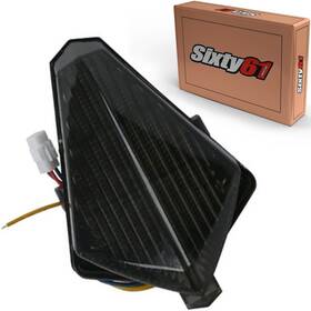 R1-2007-led-tail-light Sixty61 Yamaha R1 Tail Light 2007-2008 Led Integrated Turn Signal Brake Smoke 07 08