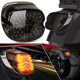 Mall-217ohlo27o5-3 Smoke Led Rear Brake Tail Light For Harley Touring Glide Sportster Softail Dyna