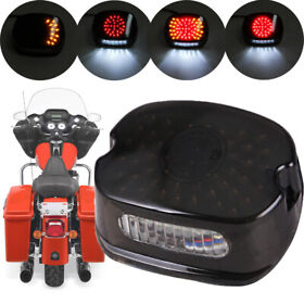 Mpp2170hl02705-11f Smoke Led Tail Light Brake Turn Signal For Harley Custom Touring Glide Dyna Fxs