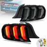 Sp-yab-xmt-2036wms-smoke Vland Led Tail Lights Taillamps For Ford Mustang With Sequential
