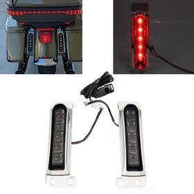 Successsss 232145501290 Led Saddlebag Support Filler Light For Harley Electra Glide Ultra Limited Chrome