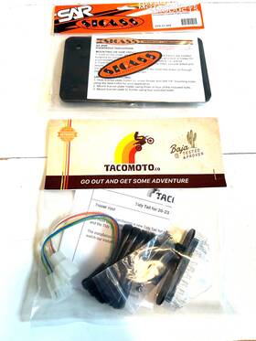 L103-k20 Tacomoto Tail Tidy And Sicass Plate Holder Fits Ktm 500 Husqvarna 501 2020-2023