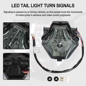 Tl-508-clear Tail Light Turn Signals Integrated For Yamaha Yzf R25 R3 Mt 03/07/25 Fz 07 Gn