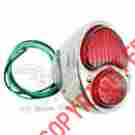 Tc107-0043 Led Model A Taillight Harley Ironhead Bobber Custom Rat Rigid Cafe Chopper