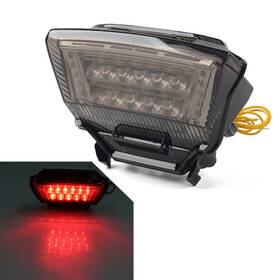 Threettt 550749604330 Integrated Led Tail Light Turn Signals For Kawasaki Ninja Zx-10r 2011-2015 Black