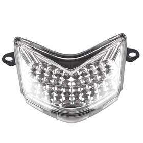 Threettt 550751870853 Clear Moto Led Brake Taillight For Kawasaki Ninja Zx10r 2006 2007 With Turn Signal