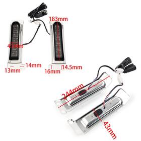 Tktkparts 612345243129 Led Saddlebag Support Filler Lights For Harley Electra Glide Ultra Limited