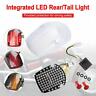 Tl-501-clear Areyourshop Integrated Led Rear Tail Light For Honda Sabre Shadow