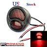 Tl-685-bkrd Romanomotorcycle Stainless Steel Retro Led Brake Stop Taillight 699955633182