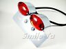 Tl07rc Cat Eye Motorcycle Brake Tail Light Custom Cruiser Bike License