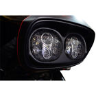 Tm-3029 Trask Black Dual Headlight Grilles For Harley Touring