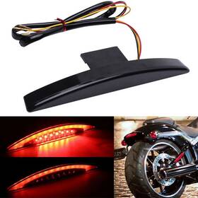Tmp-14btl003-hl003sm Tmp Motorcycle Led Rear Fender Edge Brake Tail Light Smoke For Harley Bobber Chopper