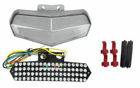 Tzd-122-sql-s Topzone Led Smoke Lens Brake Tail Light 03 - 07 Ducati 749 999 Multistrada Brand New Usa