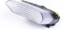 Tzy-112-sql Topzone Led Brake Taillight Sequential Clear Lens 02 - 03 Yamaha Yzf R1 New
