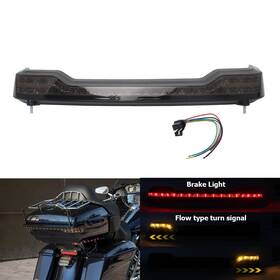 Tl00268-bs Trichtu Mount For Harley 2014 Touring Tour Pak Trunk Led Brake Turn Signal Taillight Lamp Drl