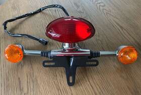 806.trip05 Triumph Tail Light Oem 2001-2008 Bonneville T100 Thruxton Brake Turn Signal Mint