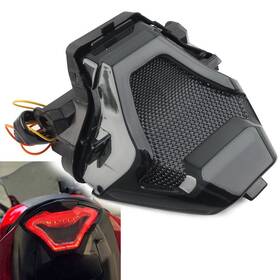 Y15zr Twoagain 550720865637 Integrated Led Tail Light Turn Signals For Yamaha Yzf R3 Mt07 Red Us
