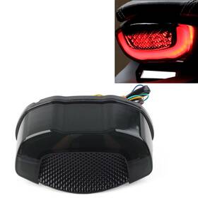Twoagain 550721293736 Tail Brake Rear Light Led Turn Signal Flashing Lights For Honda Cbr650r Red Us