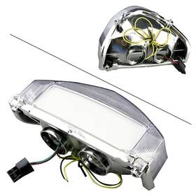 Twoagain 550731975196 Led Taillight Tail Light Turn Signal Fit Honda 2000-2001 Cbr929rr Clear Lens
