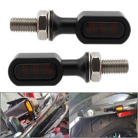 Twoagain 550744695357 2x Mini Led Rear Turn Signal Light Run Indicator Lamp For Harley Touring Dyna Us