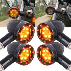 Mallunooo7ooo47-1 Twom Motorcycle Led Bullet Brake Blinker Turn Signal Tail Lights For Harley Honda Usa