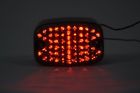 Tzy-086-sql-s Topzone Sequential Tail Light Led Smoke Turn Signal Yamaha Virago
