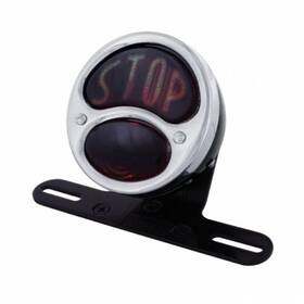20337 United Pacific Tail Light 1928 Inch Stop Duo Lamp Smoke Lens With Black