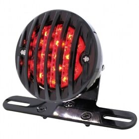 86861 United Pacific Tail Light Motorcycle Led Rear Fender With Black Grille
