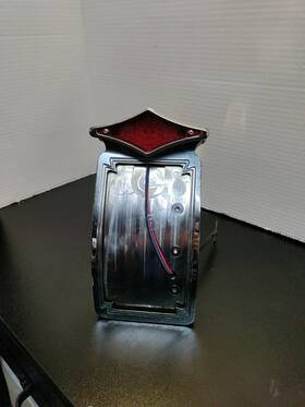 33-0632 V-twin Diamond Led Tail Lamp Assembly Vertical Style Fits Harley Davidson