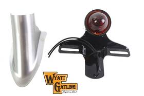 33-2273 V-twin Manufacturing Replica Tail Lamp And Shroud Kit Vl 1934-1938