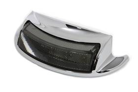 V-twin Manufacturing 50-1539 V-twin Chrome Smoke Rear Fender Tip Lens Led Light - Harley