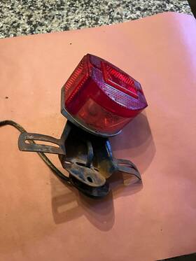 Vespa Original Oe Px125 Complete Brake Light Tail For 1979