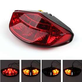 Tl-313-red Vipjq Integrated Led Tail Light Turn Signal For Ducati Monster 696 795 796 1100 Red