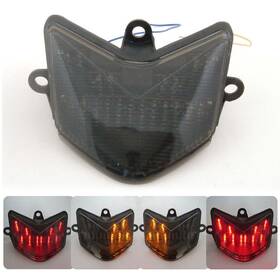 Tl-351-smoke Vipjq Integrated Led Taillight Turn Signals For Kawasaki Ninja Zx10/zx10r 04-05 Smoke