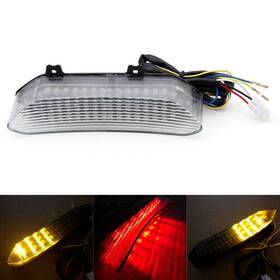 Tl-357-clear Vipjq Integrated Led Taillight Turn Signals For Yamaha Yzf 1000 R1 2002-2003 Clear E