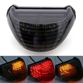 Tl-363-smoke Vipjq Integrated Led Taillight Turn Signals For Kawasaki Ninja Zx12r 00-05 Smoke