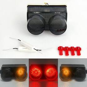 Tl-410-smoke Vipjq Smoke Led Taillight Turn Lights For Yamaha Yzf R1 1998-1999