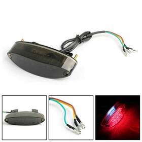 Tl-473-smoke Vipjq Led Rear Fender Edge Tail Light For Sportster 1200 Xl Xlh 94-03 Smoke