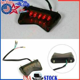 Tl-479-smoke Vipjq Brake Running Tail Light Led For Universal Motorcycle Bobber Atv Dirt Bike Sm