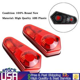 Tl-529-red Vipjq Led Atv 2411153 Brake Tail Lights For Polaris Sportsman 500-800 2005-2017 Red