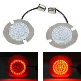 Ts-184-red Vipjq 1157 Led Rear Turn Signal Light Bulb Fit Dyna Touring Electra Glide King Red Yu