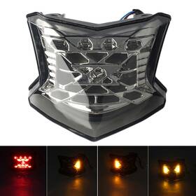 Waterttth 996812220944 Clear Rear Brake Turn Signal Integrated Taillight For Kawasaki Z900 Abs 2017-18