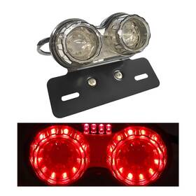 Wevdn-3207mt Wevdn 40-led 40w Motorcycle Tail Light Integrated Running 40 Led Brake Black